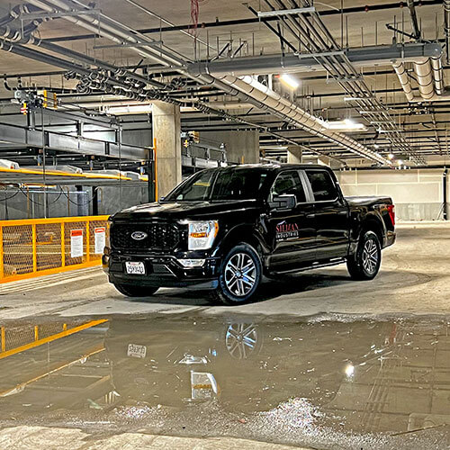 black-truck-brooklyn-basin