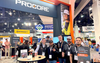 civil construction team at world of concrete conference