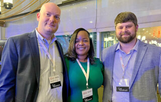 silman material handling team at ProMat conference
